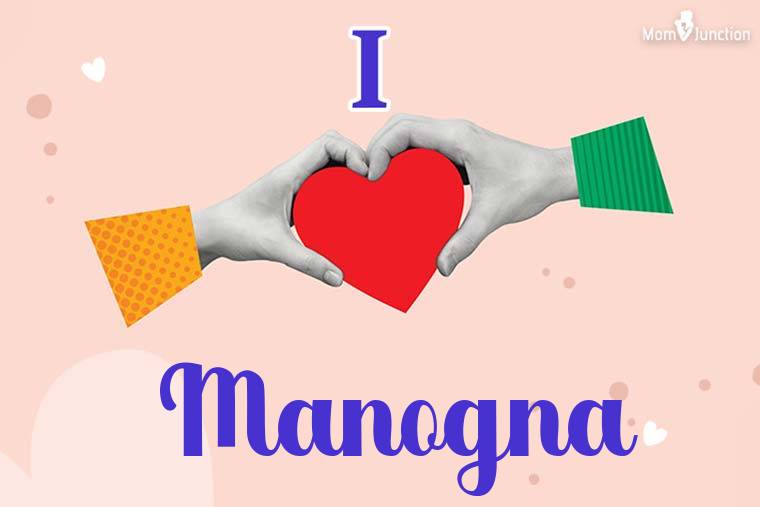 I Love Manogna Wallpaper
