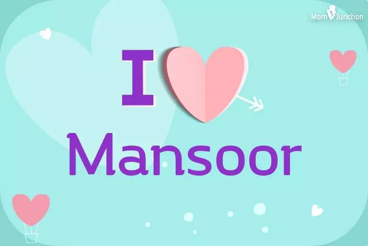 I Love Mansoor Wallpaper