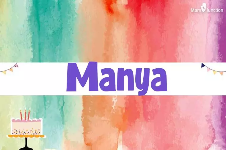 Manya Birthday Wallpaper