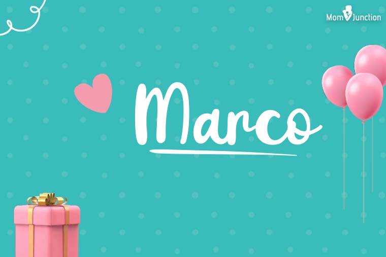 Marco Birthday Wallpaper