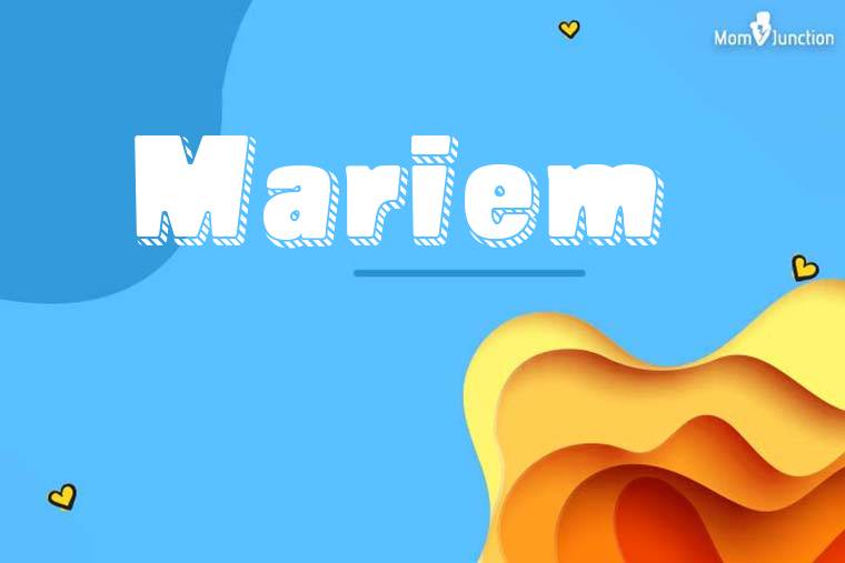 Mariem 3D Wallpaper