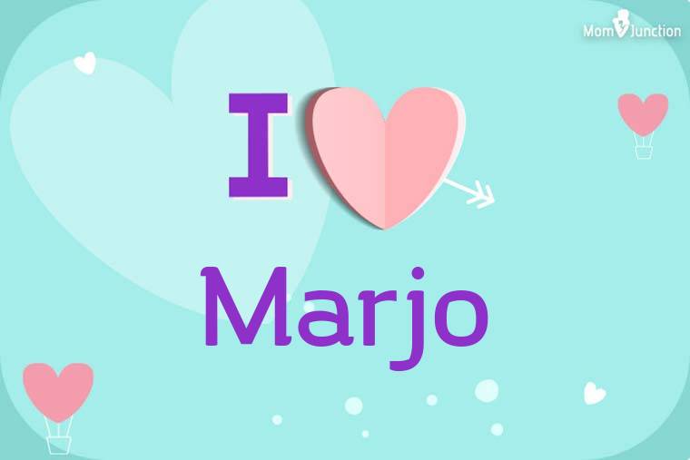 I Love Marjo Wallpaper
