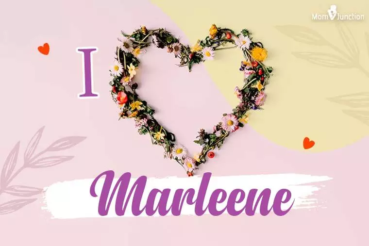 I Love Marleene Wallpaper