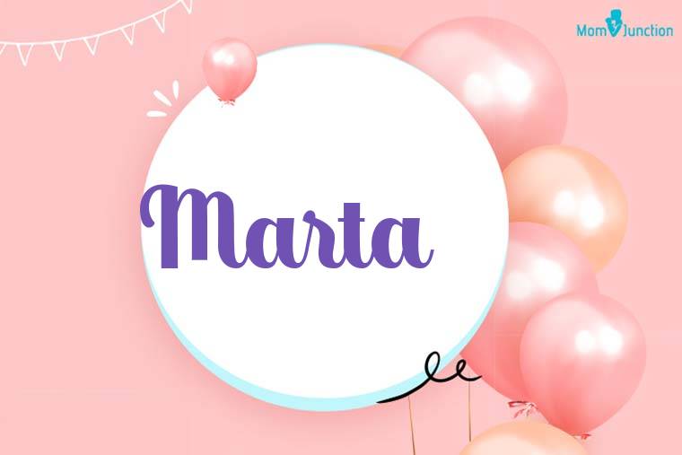 Marta Birthday Wallpaper