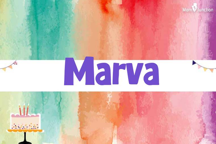 Marva Birthday Wallpaper