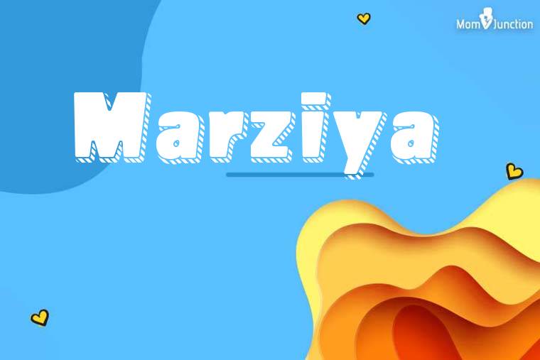 Marziya 3D Wallpaper