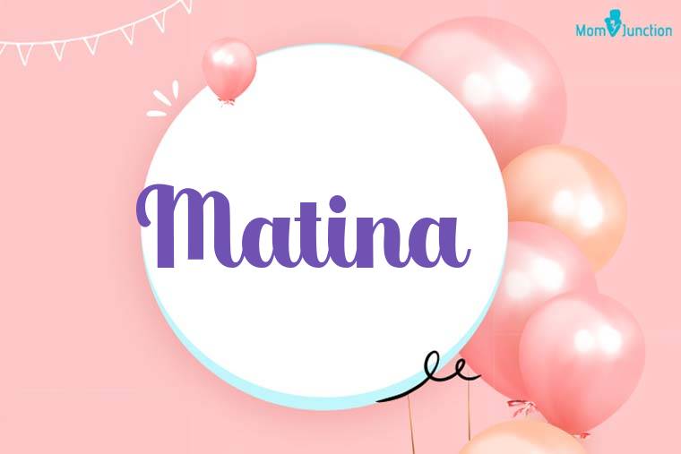 Matina Birthday Wallpaper