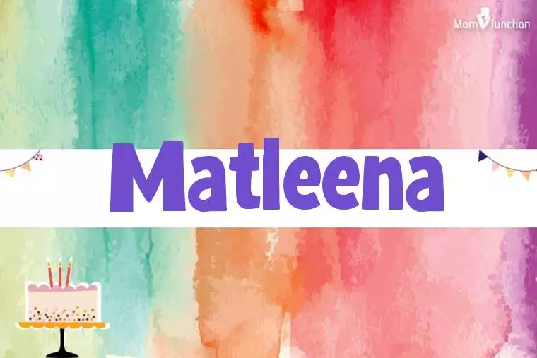 Matleena Birthday Wallpaper