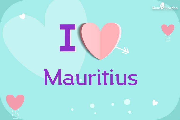 I Love Mauritius Wallpaper
