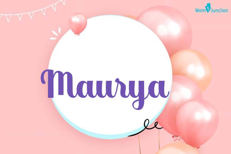 Maurya Birthday Wallpaper