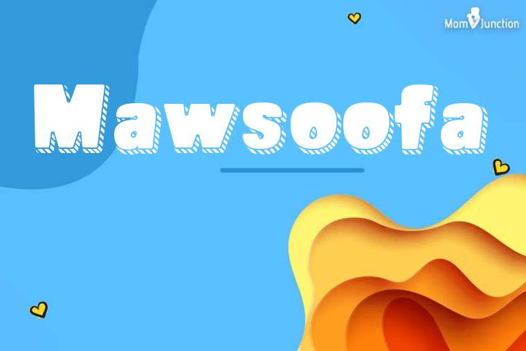 Mawsoofa 3D Wallpaper