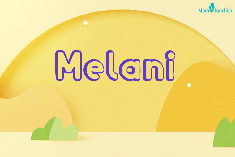 Melani 3D Wallpaper