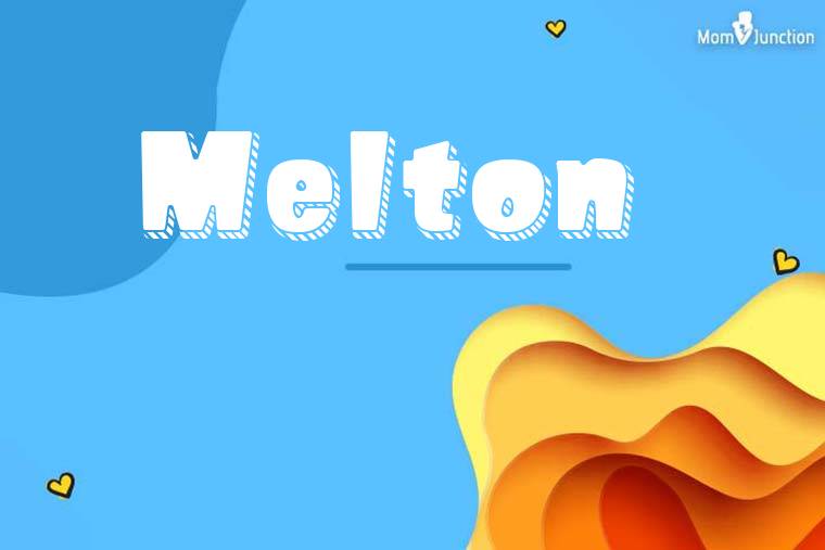 Melton 3D Wallpaper