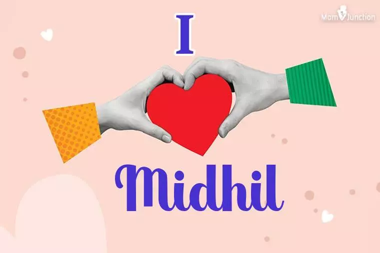 I Love Midhil Wallpaper