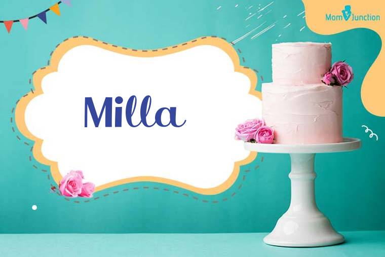 Milla Birthday Wallpaper
