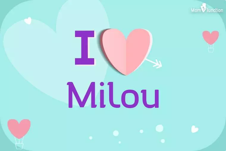 I Love Milou Wallpaper