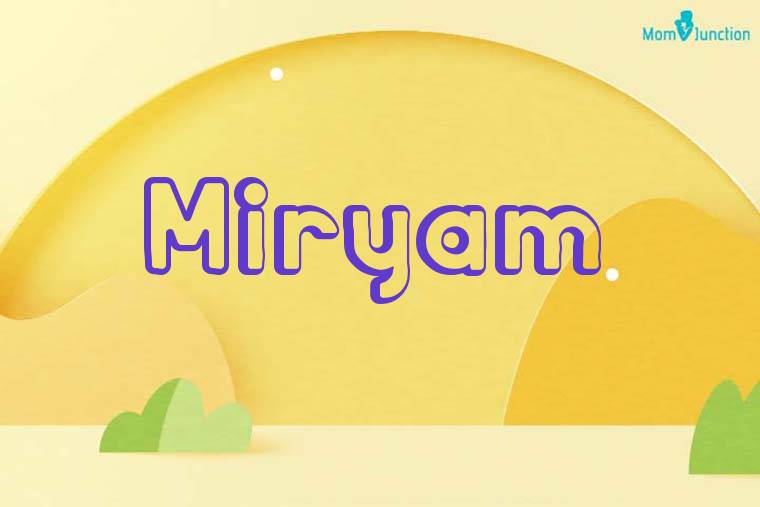 Miryam 3D Wallpaper