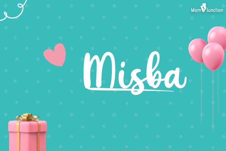 Misba Birthday Wallpaper