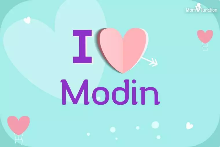 I Love Modin Wallpaper