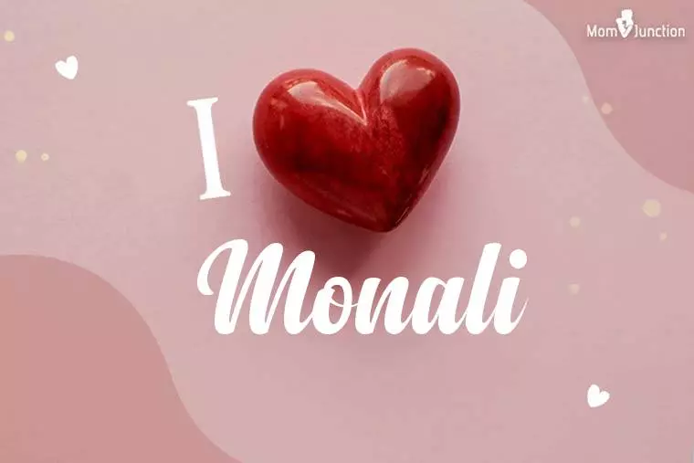 I Love Monali Wallpaper