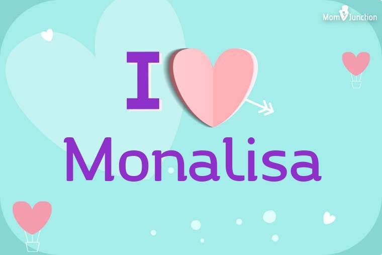 I Love Monalisa Wallpaper