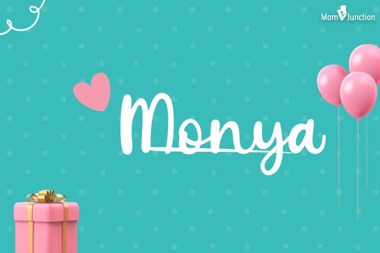 Monya Birthday Wallpaper