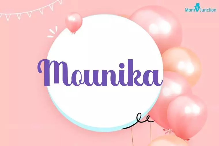 Mounika Birthday Wallpaper