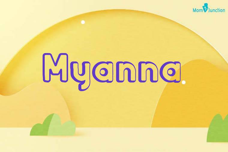 Myanna 3D Wallpaper