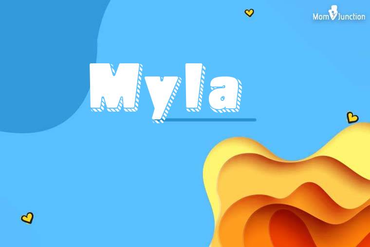 Myla 3D Wallpaper