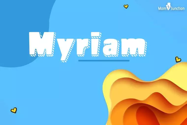 Myriam 3D Wallpaper