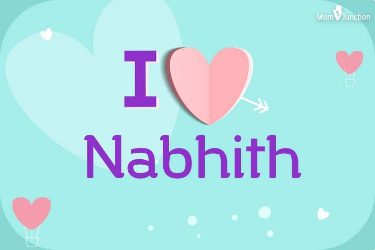 I Love Nabhith Wallpaper