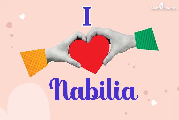 I Love Nabilia Wallpaper