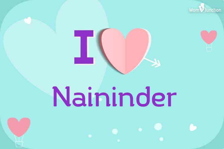 I Love Naininder Wallpaper
