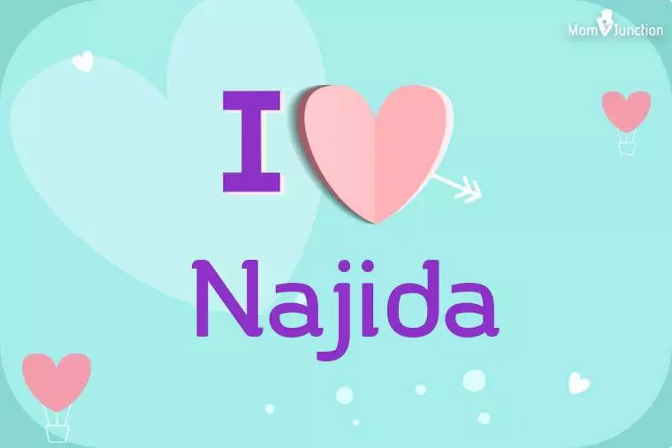 I Love Najida Wallpaper