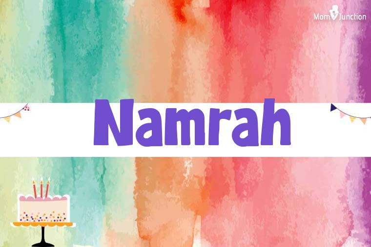 Namrah Birthday Wallpaper