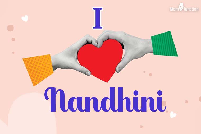I Love Nandhini Wallpaper
