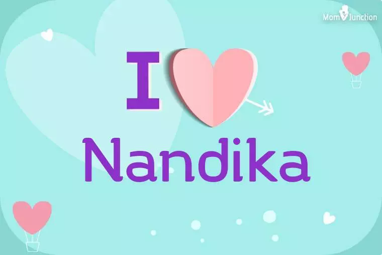 I Love Nandika Wallpaper