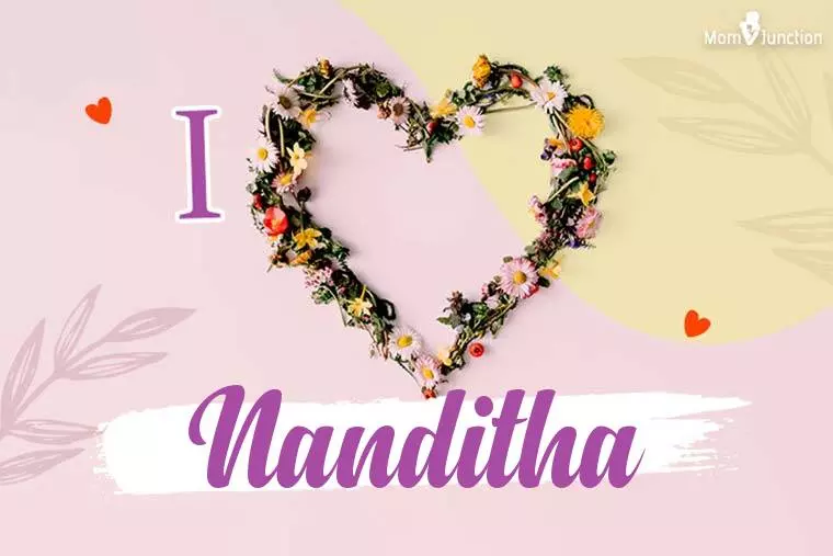 I Love Nanditha Wallpaper