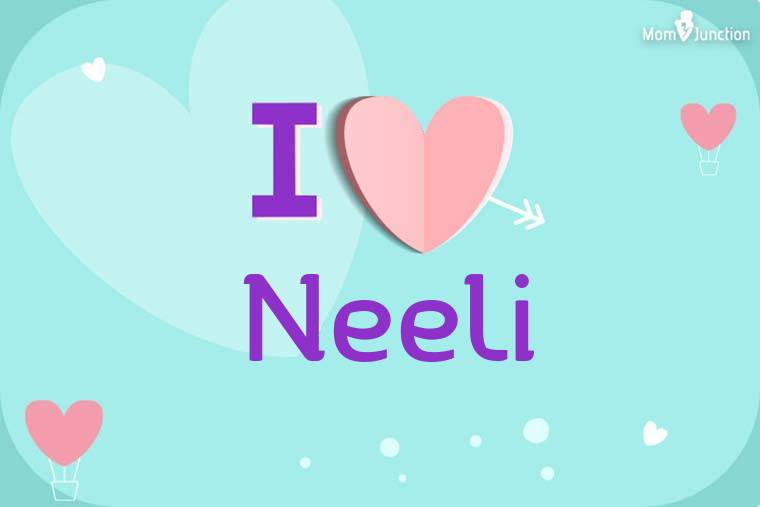I Love Neeli Wallpaper