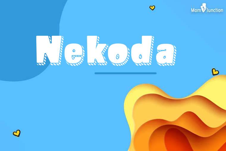 Nekoda 3D Wallpaper