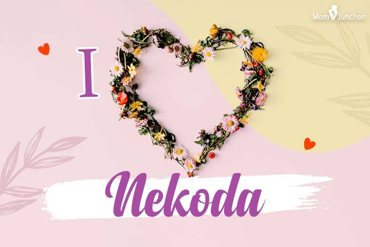 I Love Nekoda Wallpaper