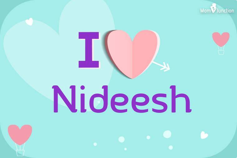 I Love Nideesh Wallpaper