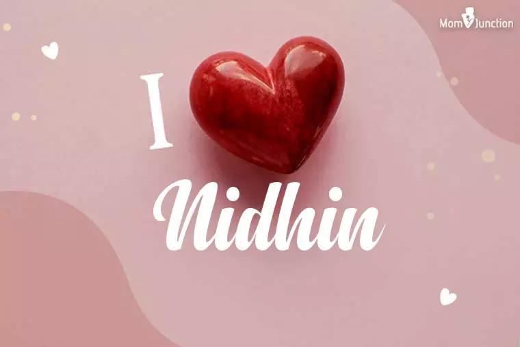 I Love Nidhin Wallpaper