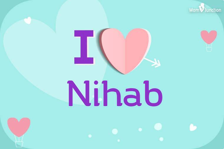 I Love Nihab Wallpaper
