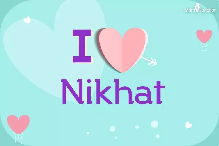 I Love Nikhat Wallpaper