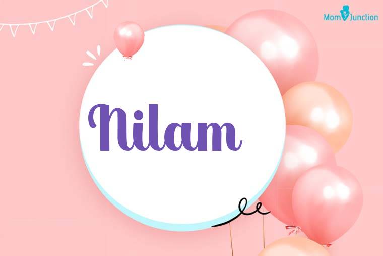 Nilam Birthday Wallpaper