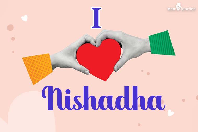 I Love Nishadha Wallpaper