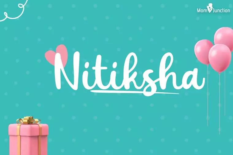 Nitiksha Birthday Wallpaper