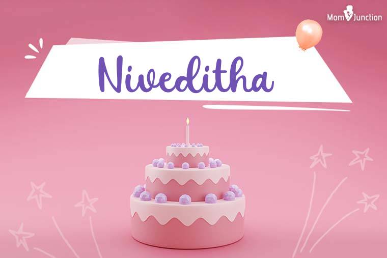 Niveditha Birthday Wallpaper