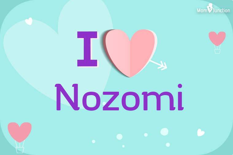 I Love Nozomi Wallpaper